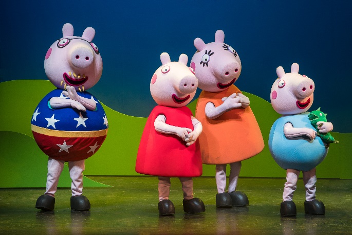 Peppa Pig vira peça no Teatro Shopping Frei Caneca