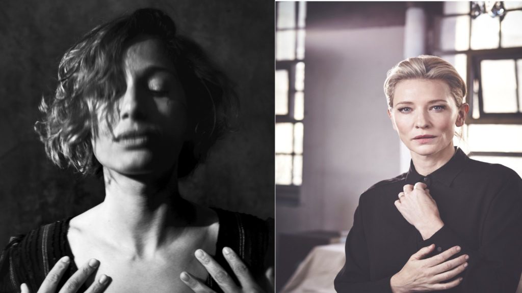 Montagem Camila Pitanga e Cate Blanchett