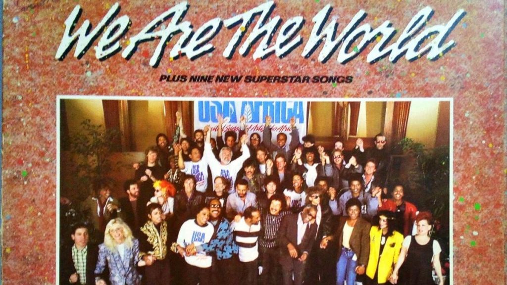 Capa do LP We Are the World de 1985